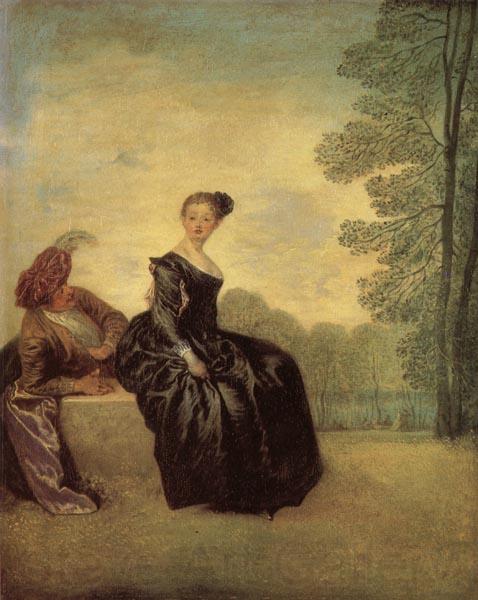 Jean-Antoine Watteau A Capricious Woman Spain oil painting art